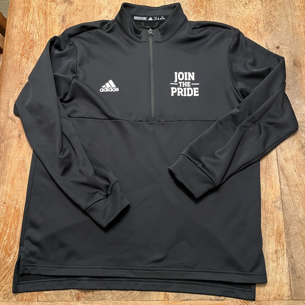 LMU Loyola Marymount Basketball Jacket JOIN PRIDE Adidas Quarter Zip Jacket XL